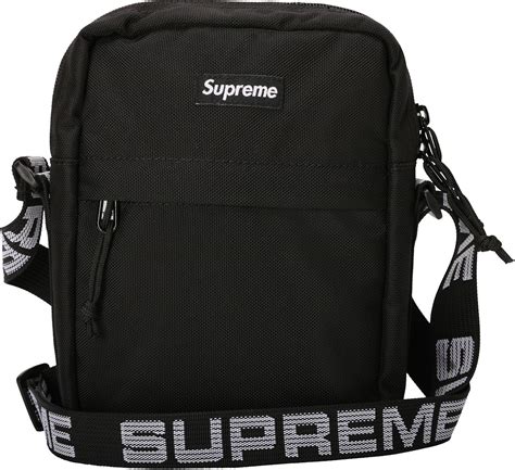 supreme shoulder bag black replica|supreme black backpack.